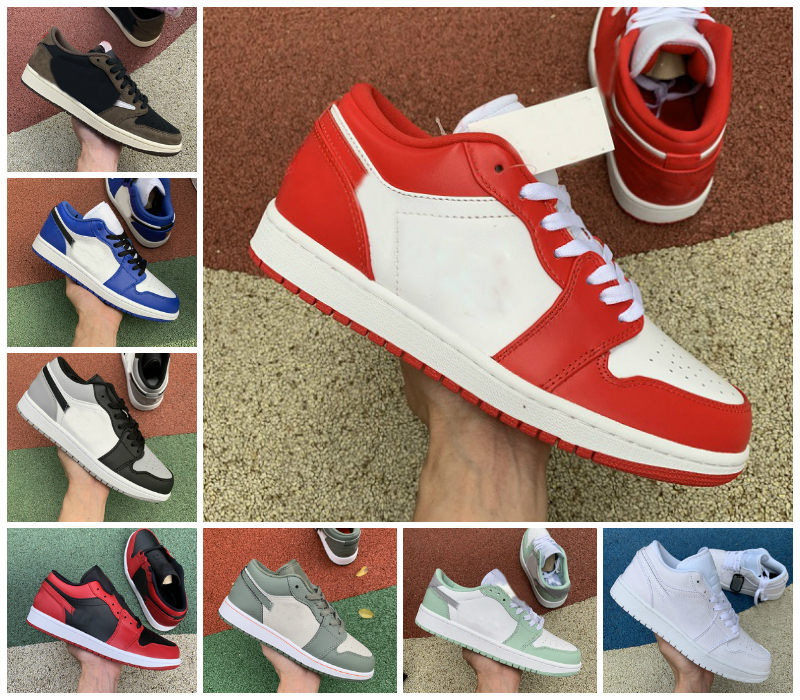 

Mens 1 Low Basketball Shoes 1s UNC White Chicago GYM RED GAME ROYAL BLACK TOE jogging Shoe COURT PURPLE REVERSE BRED Trainers Sports Sneakers Size 36-46, A-j1019