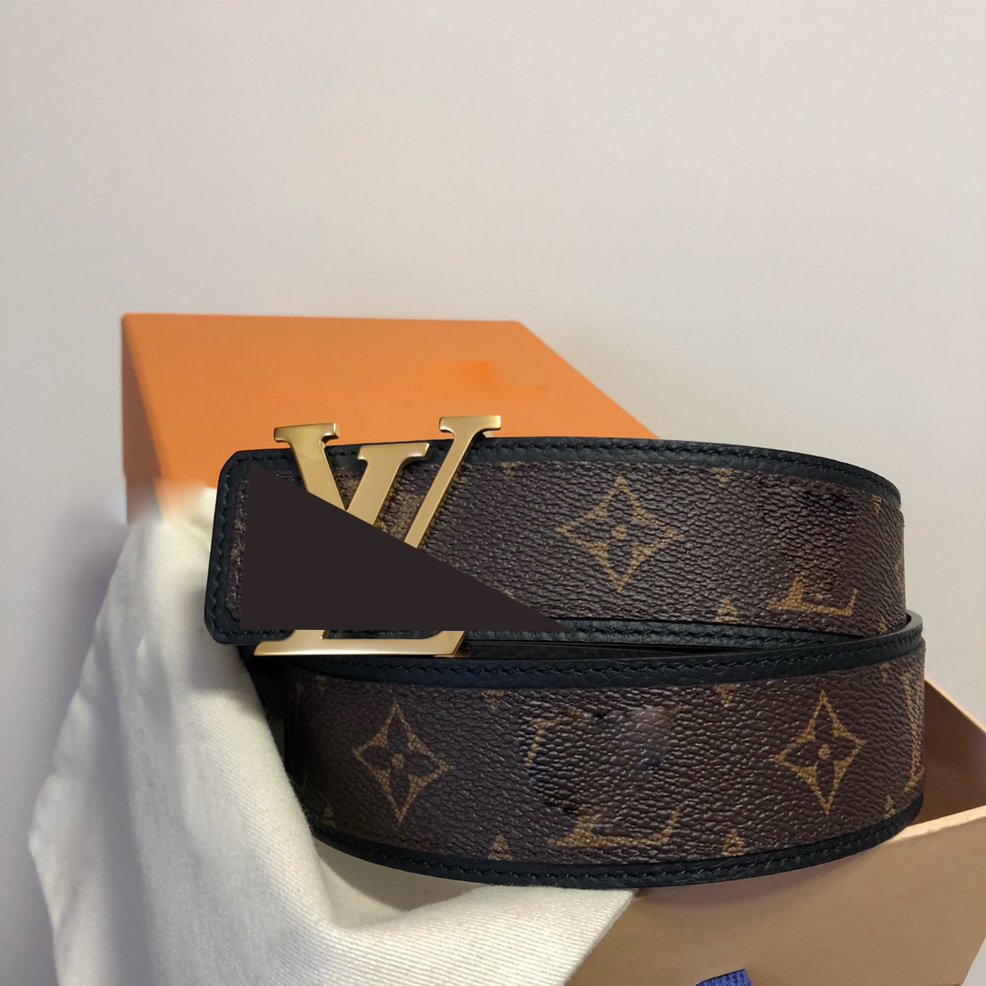 

Top quality mens Belt genuine leather material 4.0cm wide Belts business or go out to party with clothes Waistband for men, Black;brown