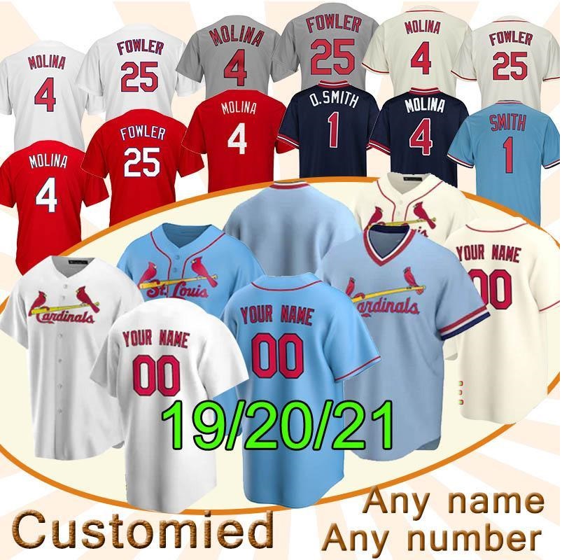 

Nolan Arenado 46 20 21 Paul Goldschmidt Baseball Jerseys St. Yadier Molina Louis Matt Carpenter Cardinal Ozzie Smith Harrison Bader Stan Mus, Blue;black