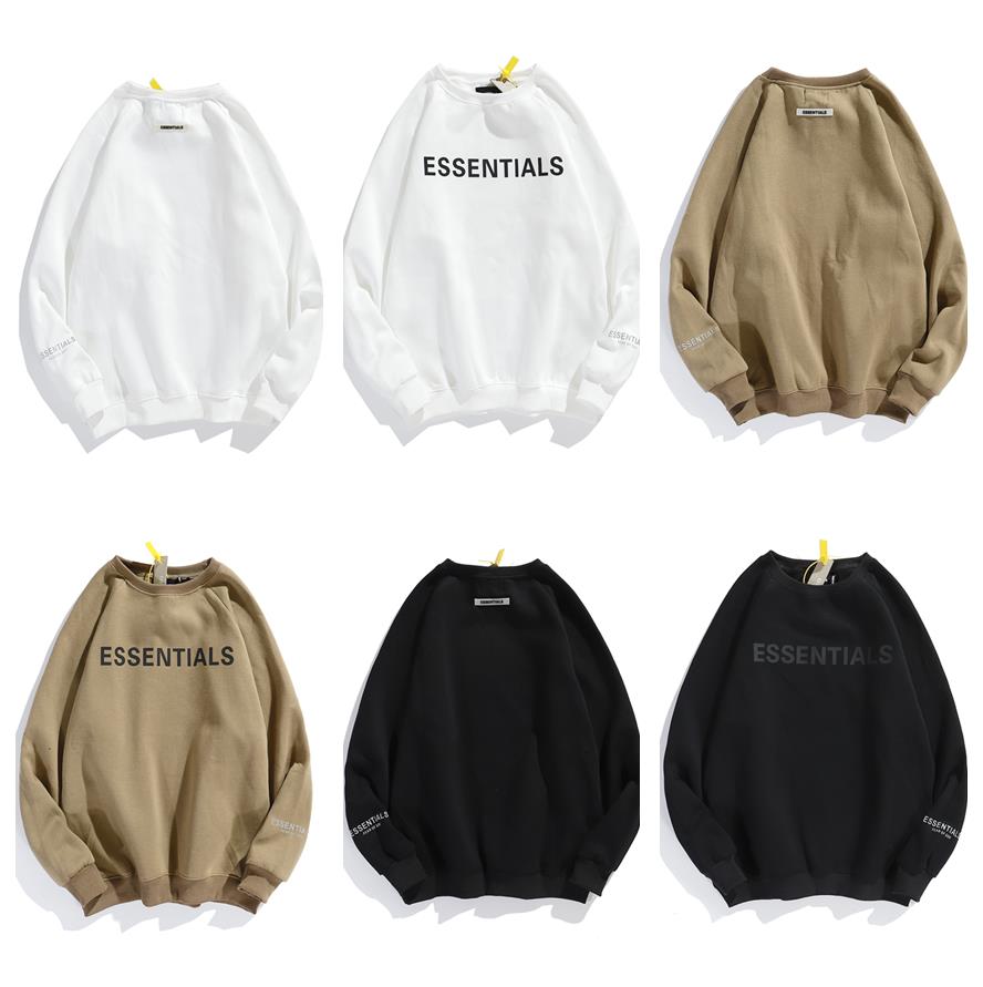 

Mens Clothing fog Letter men sweatshirts essentials hoodies Long Sleeve Pullover fear of god Casual Cotton Sportswear Crewneck essential Hoo, Black