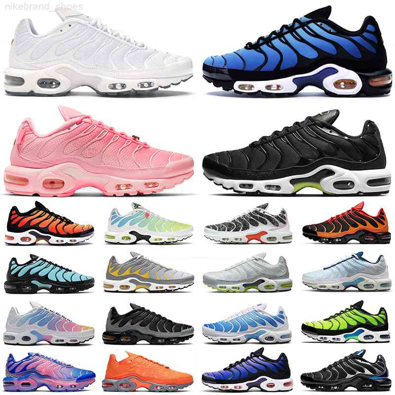 

tn plus men women running shoes triple Black Aquamarine white Atlanta Crater Psychic Blue Volt Rainbow mens trainers outdoor sports sneakers, 25