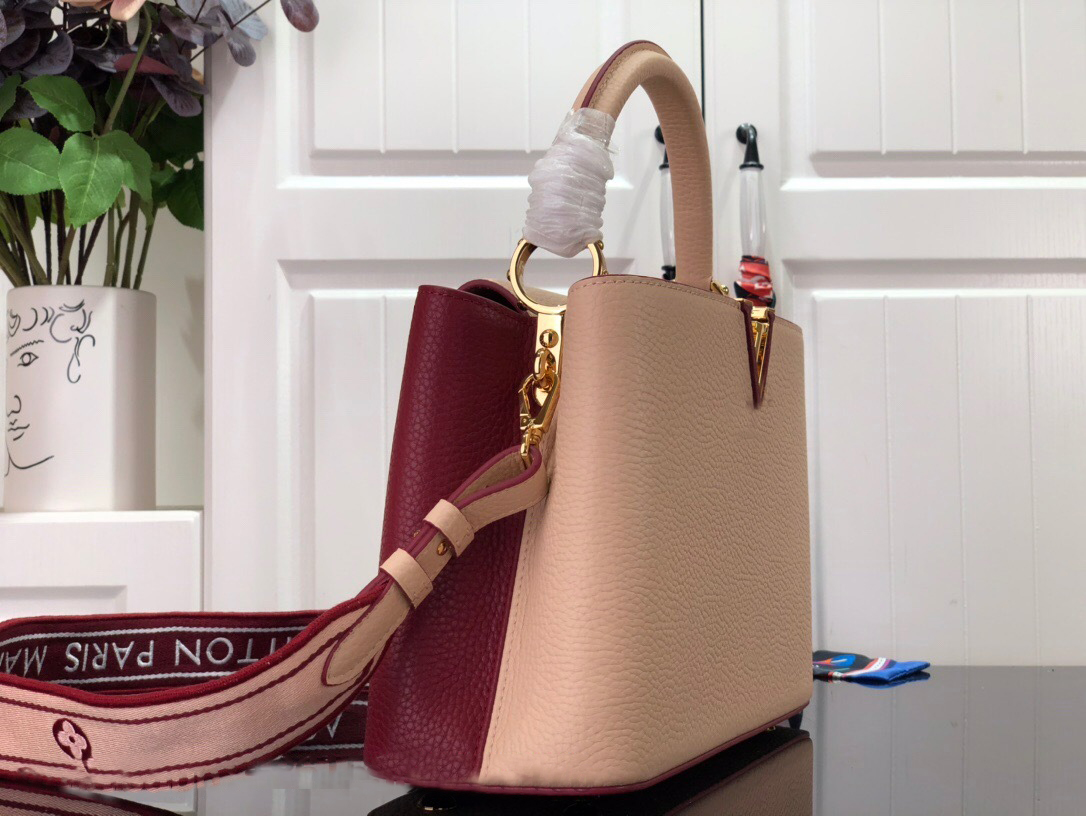 

Designer bags luxury handbags shoulder bag high quality Drawstring genuine leather strap metal pendant lady messenger, Black