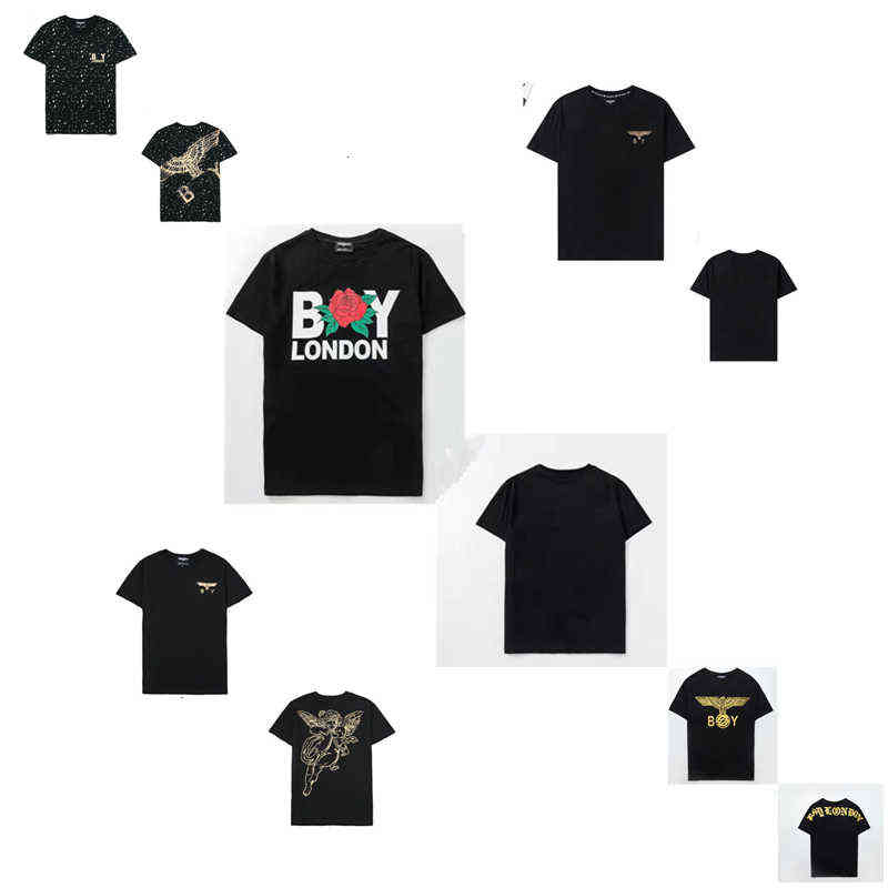 

Men's T-shirts Big Eagle Wings Back Letters Hot Stamping Print Round Neck High Quality Casual Sports Couple Short Sleeve 02, 1 pcs buttons