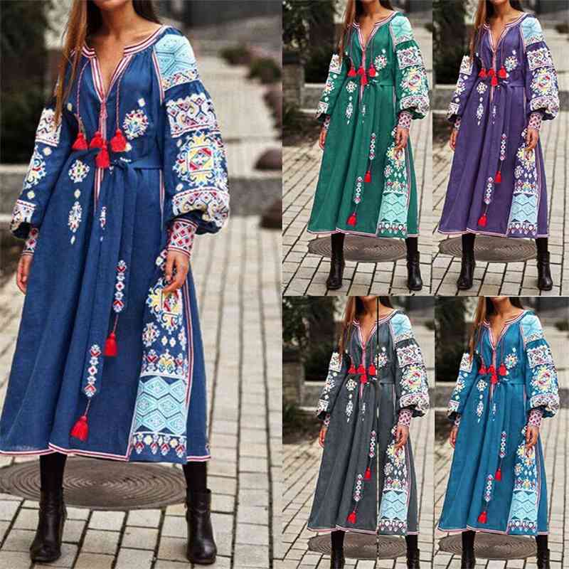 

Q6118 women' long sleeve loose dress, Purple