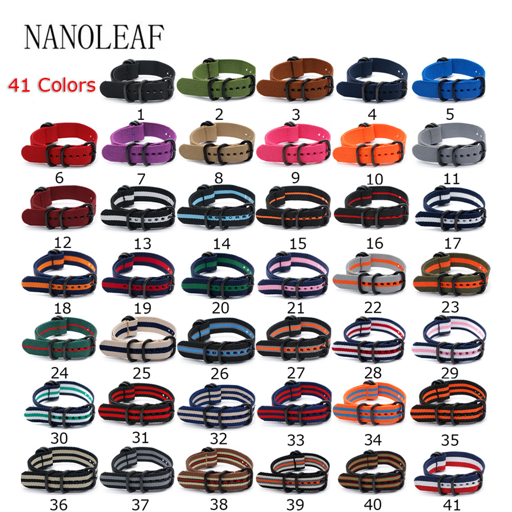 

Red Popular Top Brand New Nato Nylon Watch Strap watch bands