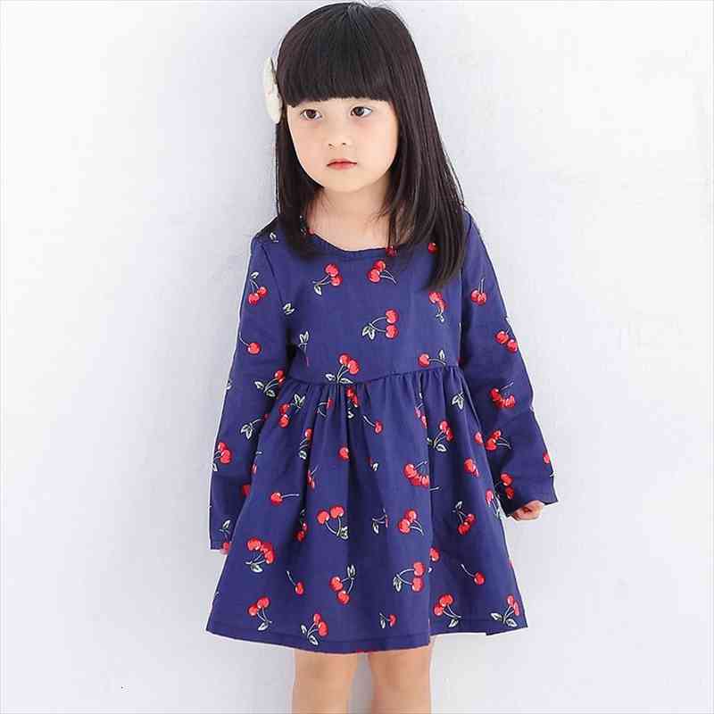 

Summer Girls Kids Plaid Girl Dresses Elegant Princess Baby Flower Printed 2 3 4 5 6 7 Children, Red;yellow