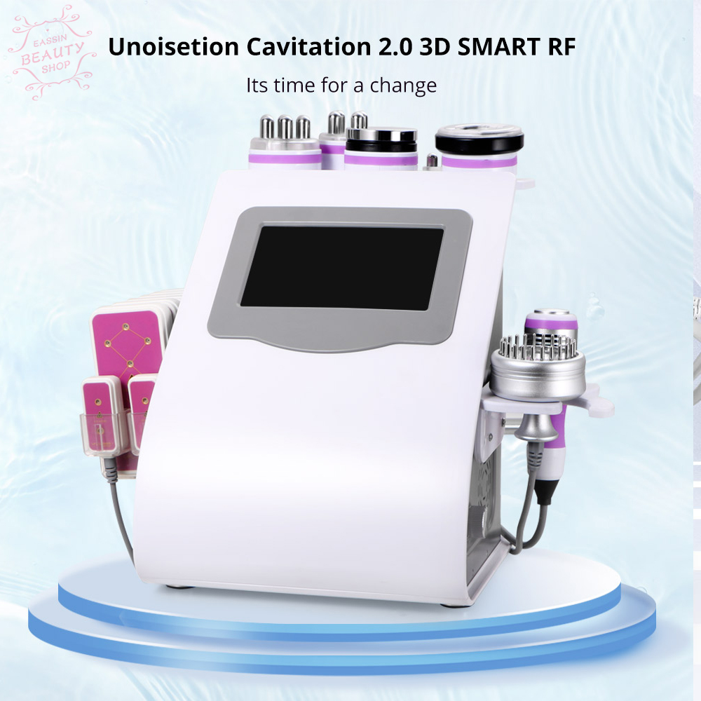 

9 in1 Unoisetion Cavitation RF Vacuum Micro Current Cold Hammer Photon Slimming Beauty Machine Spa Home Use