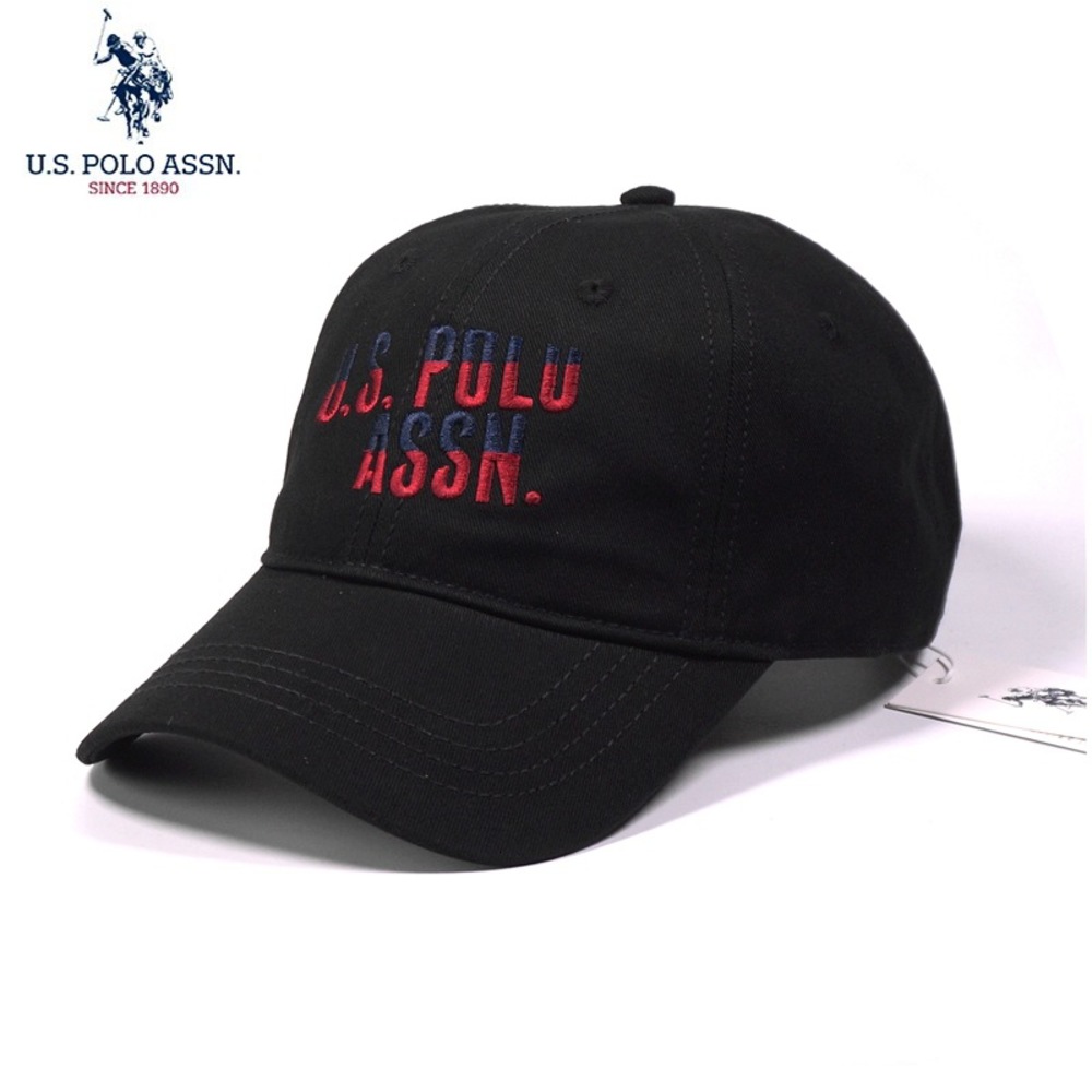 

cap U. S. POLO ASSN. Cotton autumn winter men's Baseball Cap women's sun hat, Blue;gray