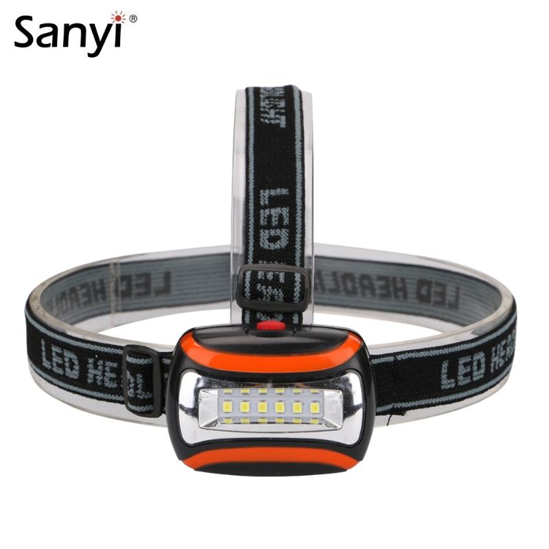 

Head Lamps Portable Mini COB/6 LEDs Headlamp 3 Modes Beam Light 3* Headlight Lantern Lamp Torch For Outdoor Night Fishing Lighting