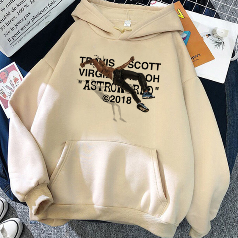 

Mens Designer t shirts Travis Scott Hoodie Men Hip Hop Streetwear Cartoon Letter Fashion High Quality Full Sleeve Unisex Hooded Sweatshirt, Black