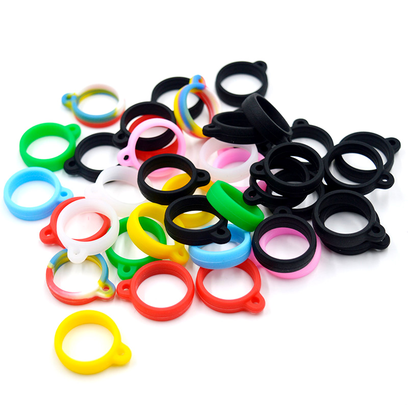 

Silicone Ring Vape Band 17mm Hanging Rings Bag 17*6mm Fits For 17-18mm Tank Mod Pods Disposable E-cigarettes