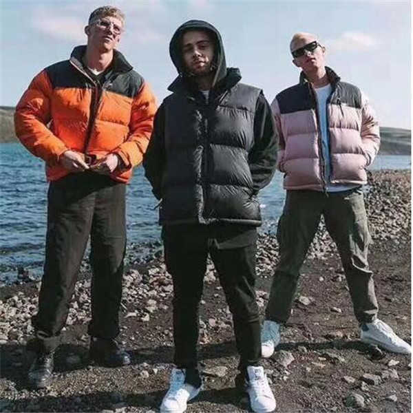 

New Winter north jacket Men's cotton jackets men wonmen couple coat womens designer coats Parkas Outerwear, Gray