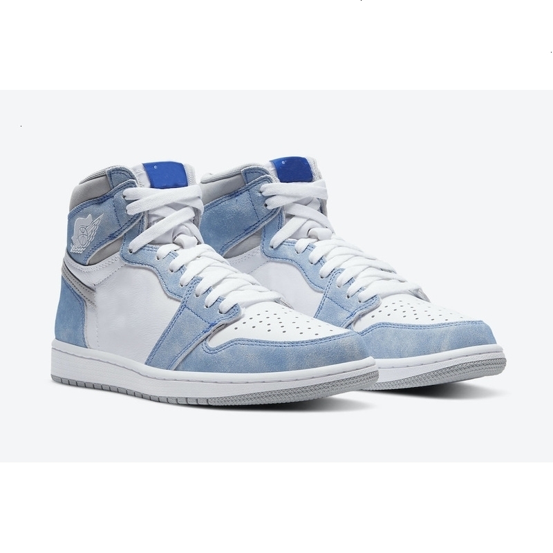 

2021 Authentic 1 High OG Hyper Royal Trophy Room 1S Light Smoke Grey White Man Woman Outdoor Shoes Sports Sneakers With Original Box