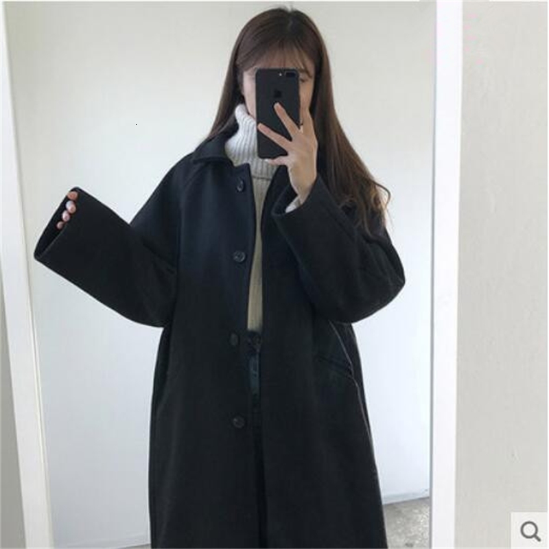 

Women's Trench Coats Merry Christmas home Fdfklak women's warm winter coat thick woolen cardigan wool UIJ4, 1# shoe box