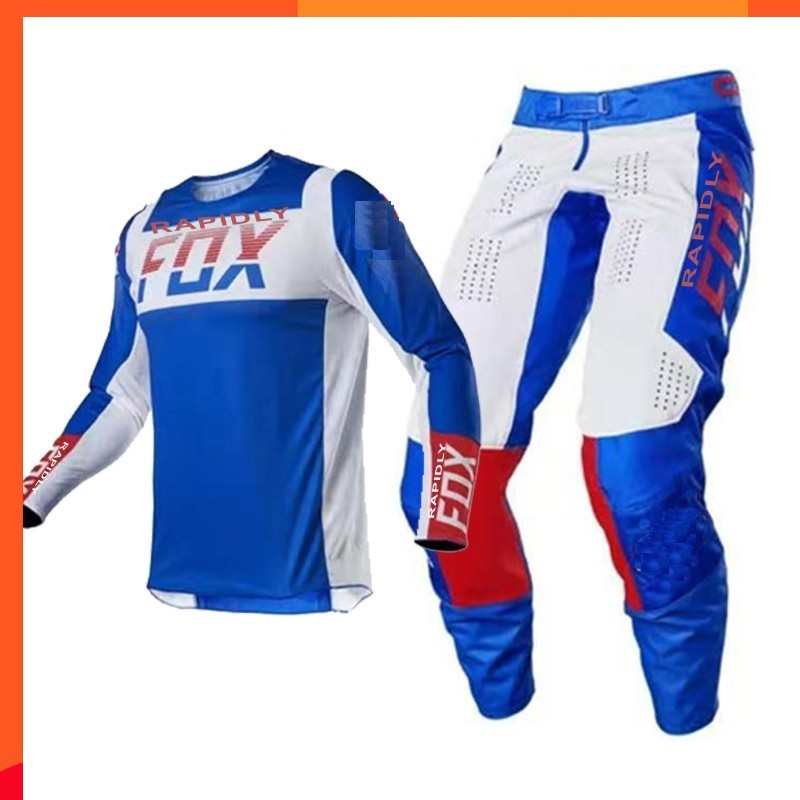 

NEW 2021 RAPIDLY FOX 180/360 enduro motocross gear set mx jersey pants motorbike clothing mtb car racing suit Off Road Combo, No13