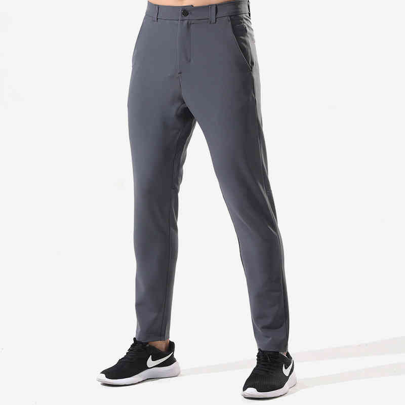 

Trousers Lulu Man Tracksuit Trousers Men's Joggers Gray Sports Pants Male Bottoms Sweatpants Jogging Gym Running Sportswear, Button fly navy