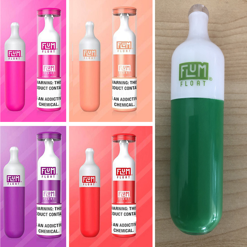 

Flum Float Disposable Vape E Cigarettes 3000 Puffs Huge Vapor Device 8ml Pod 850mAh Battery 10 Colors High Quality Electronic Cigarette