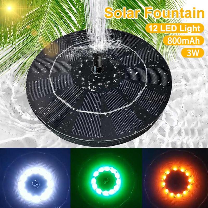 

Light Fountain Water Solar Pond Garden Decoration Outdoor Decorations