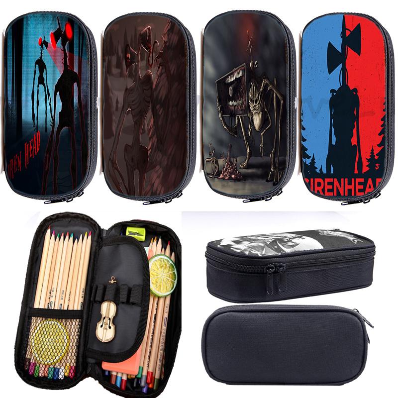 

Siren Head Pencil Case Boys Holder Girls Pen Bag Students Stationery Storage Children Pouch Funny Box Cosmetic Bags & Cases