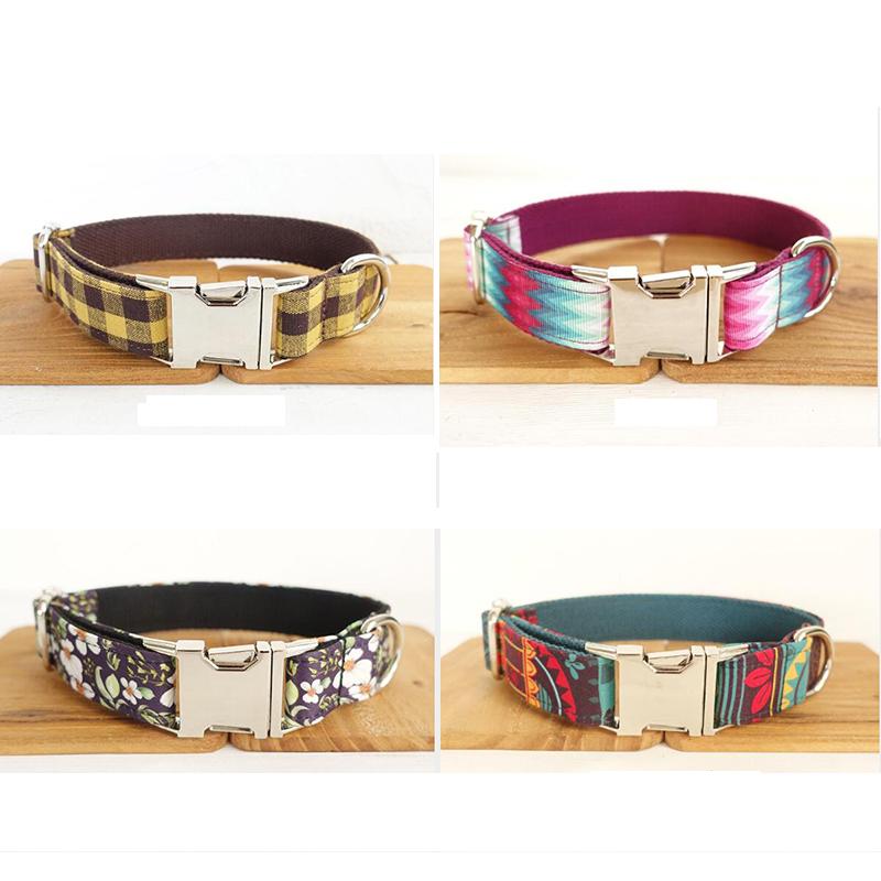 

Dog Collars & Leashes Nylon Adjustable Durable Pet Collar Sell Personalized Bohemian Style For Medium Large Dogs Drop Shiping