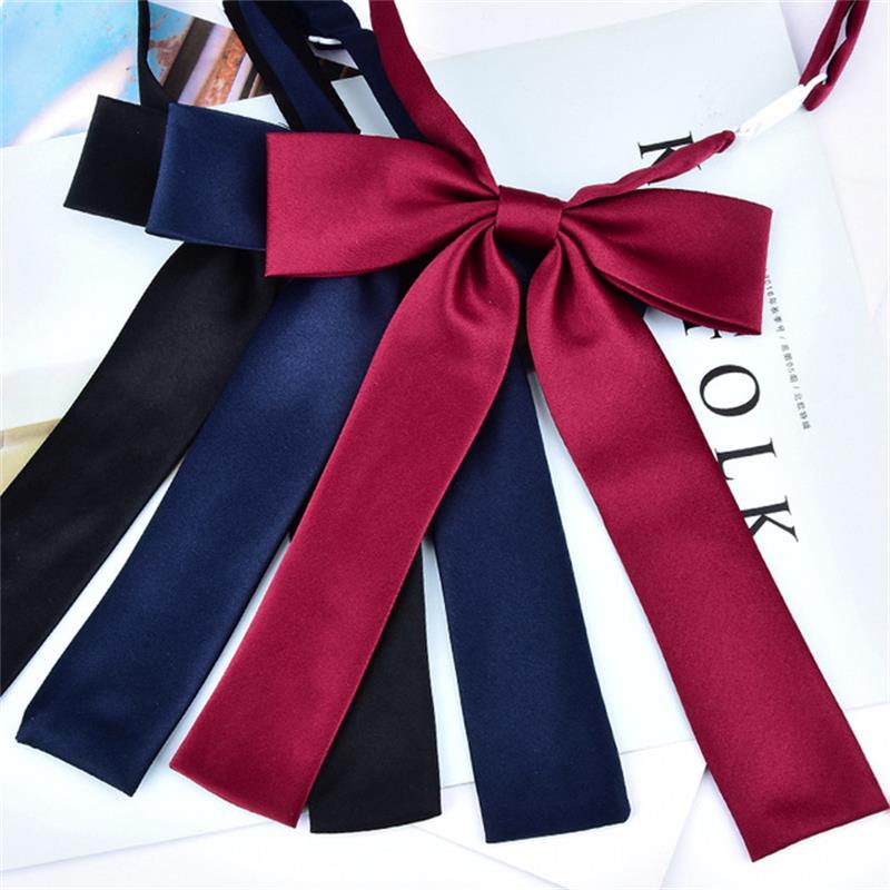 

5pcs Small Necktie Neckline Bow Tie Female Butterfly Neckwear College Neck Flower Streamer Cosplay Black Red Sailor's Suit Stage Accessory