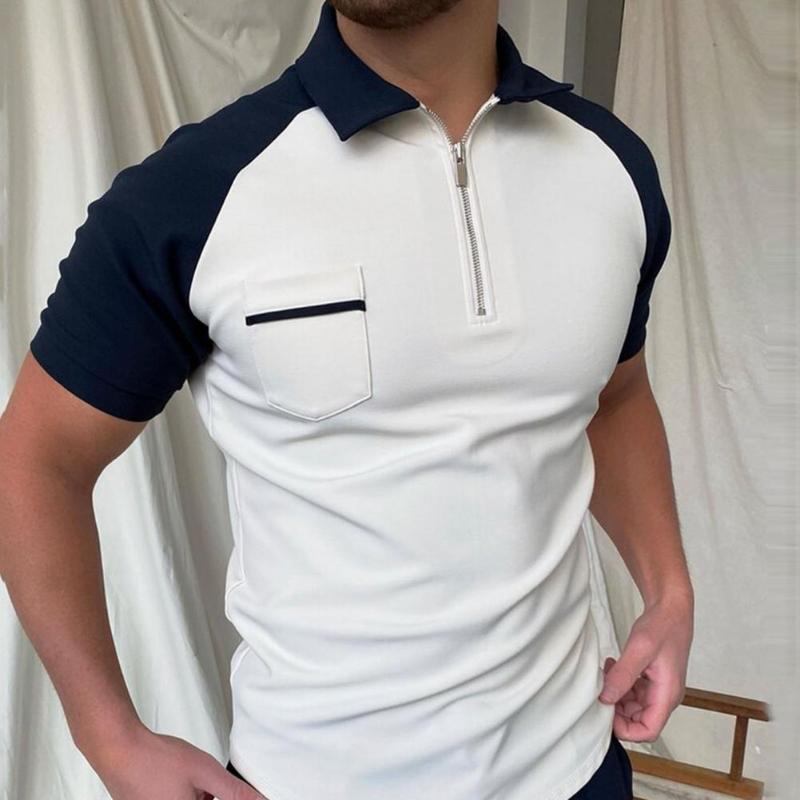 Mens T Shirt Zipper Pocket Australia 