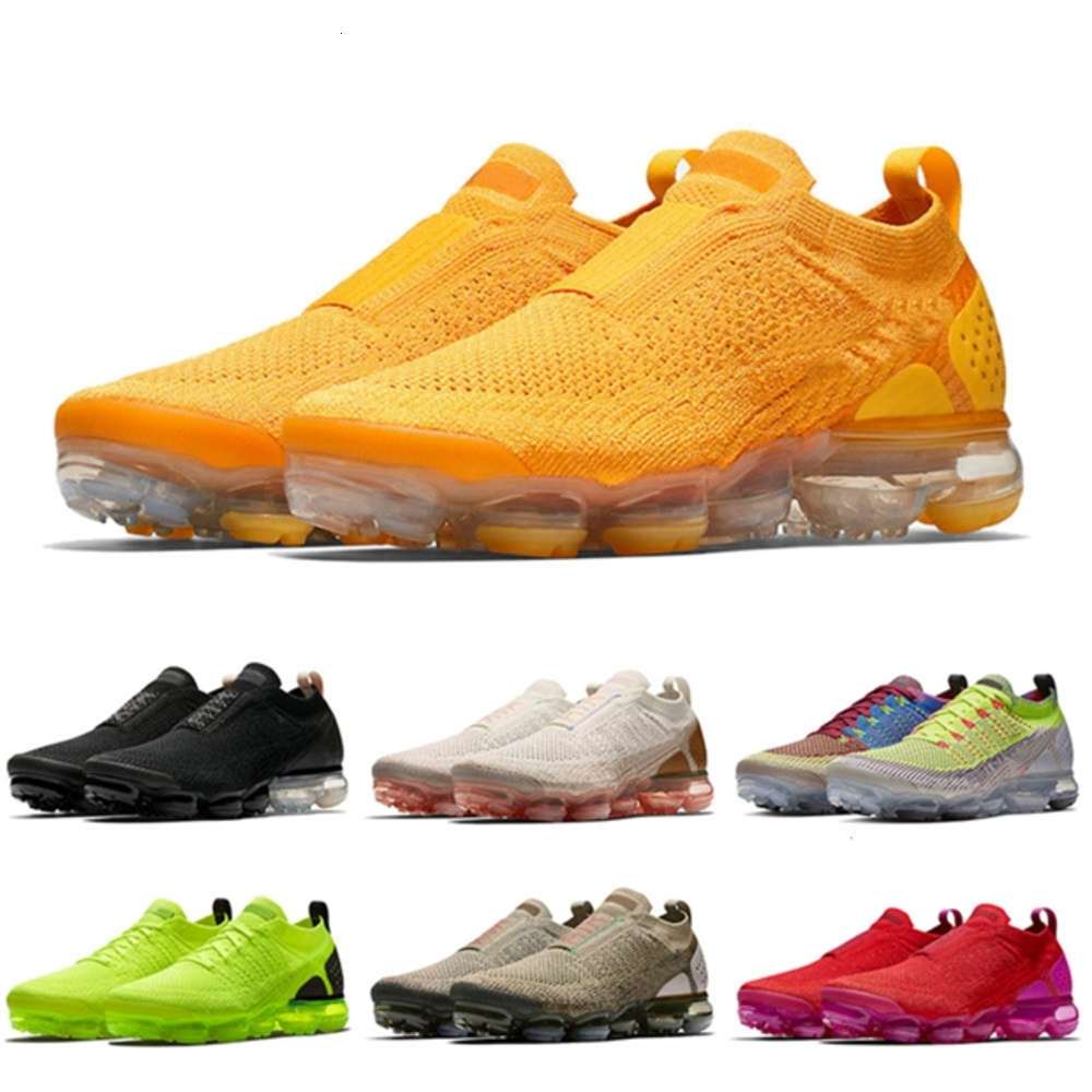 

2021 Arrival FLY KNIT FK Sport Mens Womens Running Shoes Moc 2.0 Cushion University Gold Volt Triple Black Sneakers Trainers 36-45 hsltrade88