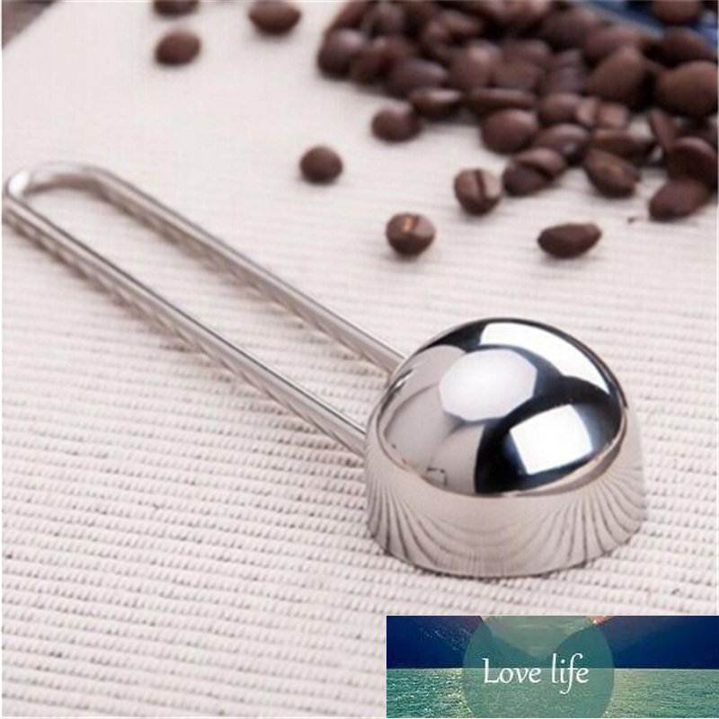 

1Pc Coffee Scoop Multifunctional Thicken Stainless Steel Handle Coffee Tea Measuring Scoop 1 Cup Ground Coffee Measuring Spoon