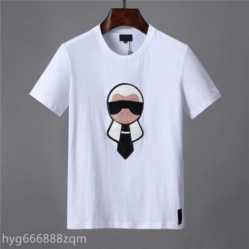 

Luxury Designer T Shirt Summer Tees Fashion Mens Stylist Tops Hip Hop Men Women Black Short Sleeve TShirts Size S-3XL ff, White;black