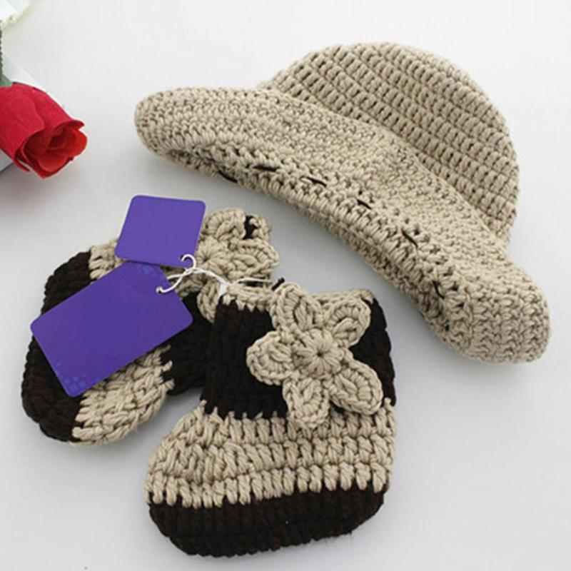 

Caps & Hats 1 Set Fun Stylish Attractive Unisex Baby Cowboy Cap Shoes For Infant Pograph Costume, Yellow