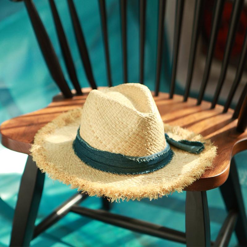 

Stingy Brim Hats Panama Raffia Straw Hat For Women Men Western Cowboy With Wide WESTWORD Mens Summer Beach Sun Fedora 40