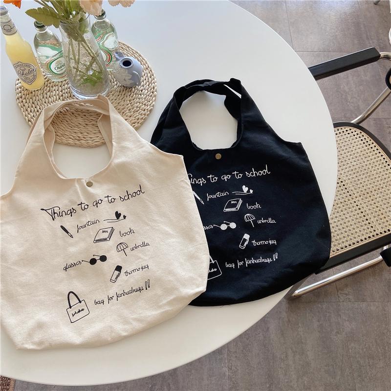 

Simple Canvas Handbag Casual Shoulder Bag Backpack