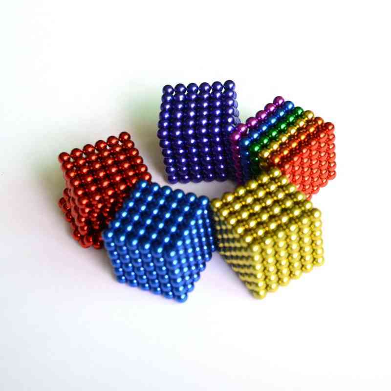 

216/512/1000pcs Rainbow Neodymium Magnetic Balls with Factory Wholale