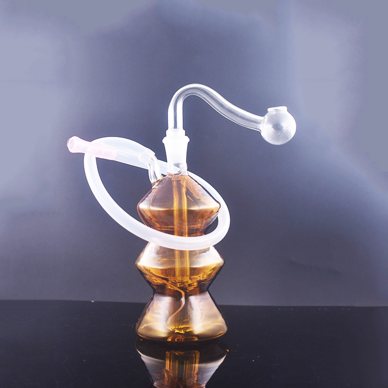 

Mini glass oil burner Rig small Bubbler Ash Catcher bong recycler Smoking Water Pipes dab oil rig birdcage perc with glass oil burner pipes