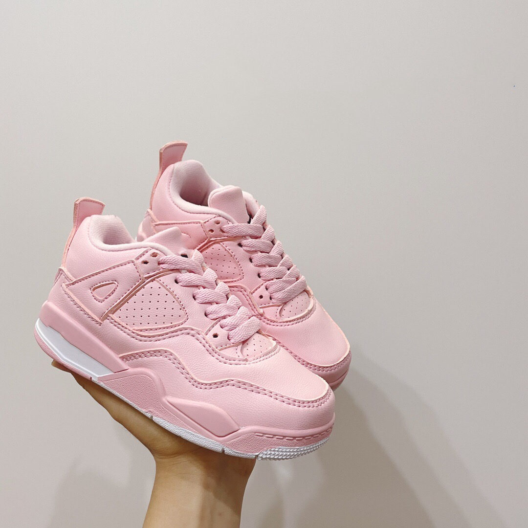 

Casual sport Trainer Kids 4s Space Jam Bred Concord Gym Red off Basketball Shoe Children Boy Girls youth white running shoes