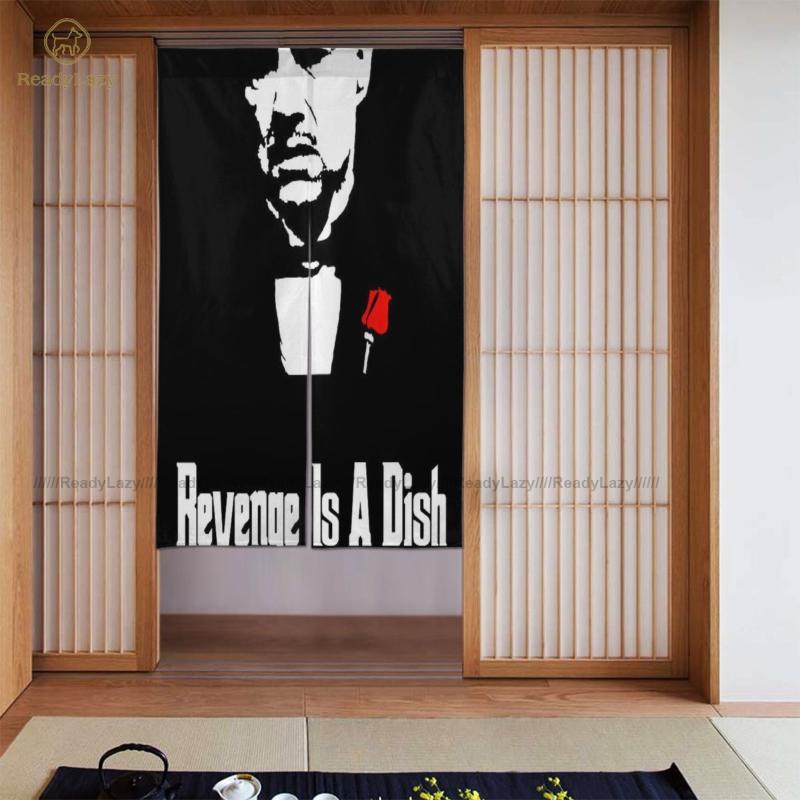 

The Godfather Curtains Bedroom Decoration Door Curtain Double Aesthetic & Drapes