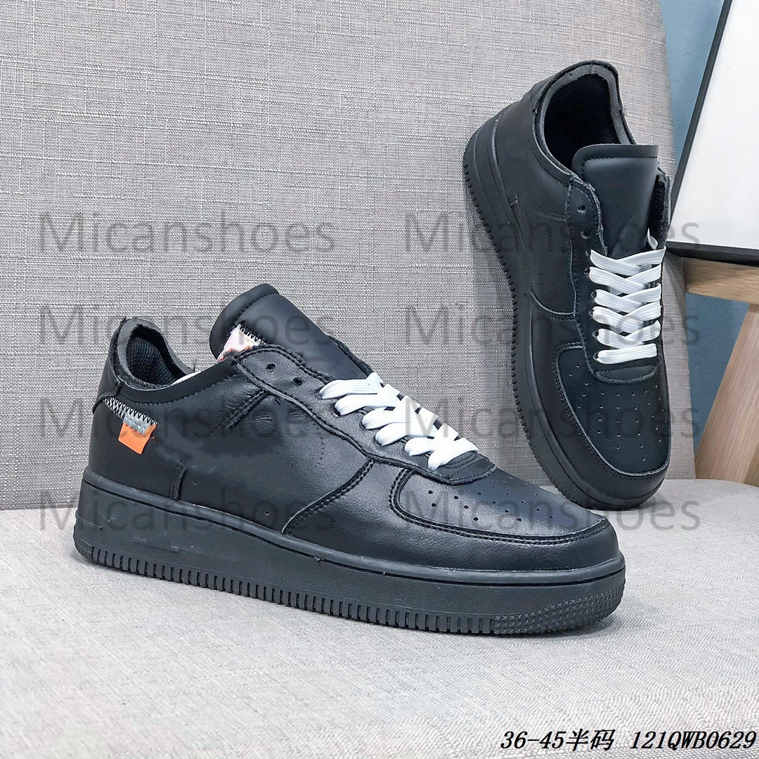 

1low Virgil Abloh shoes all-match casual Sport Sneakers lace-up Basketball Trainers men women running, White;red