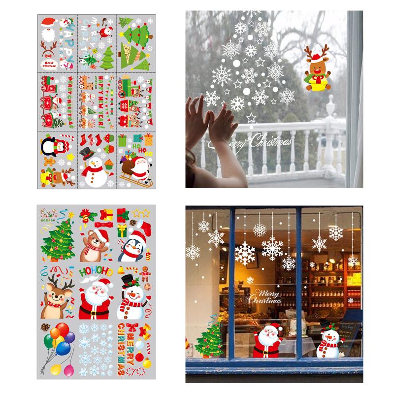 

Christmas Decorations DIY Merry Wall Stickers Window Glass For Home Ornaments