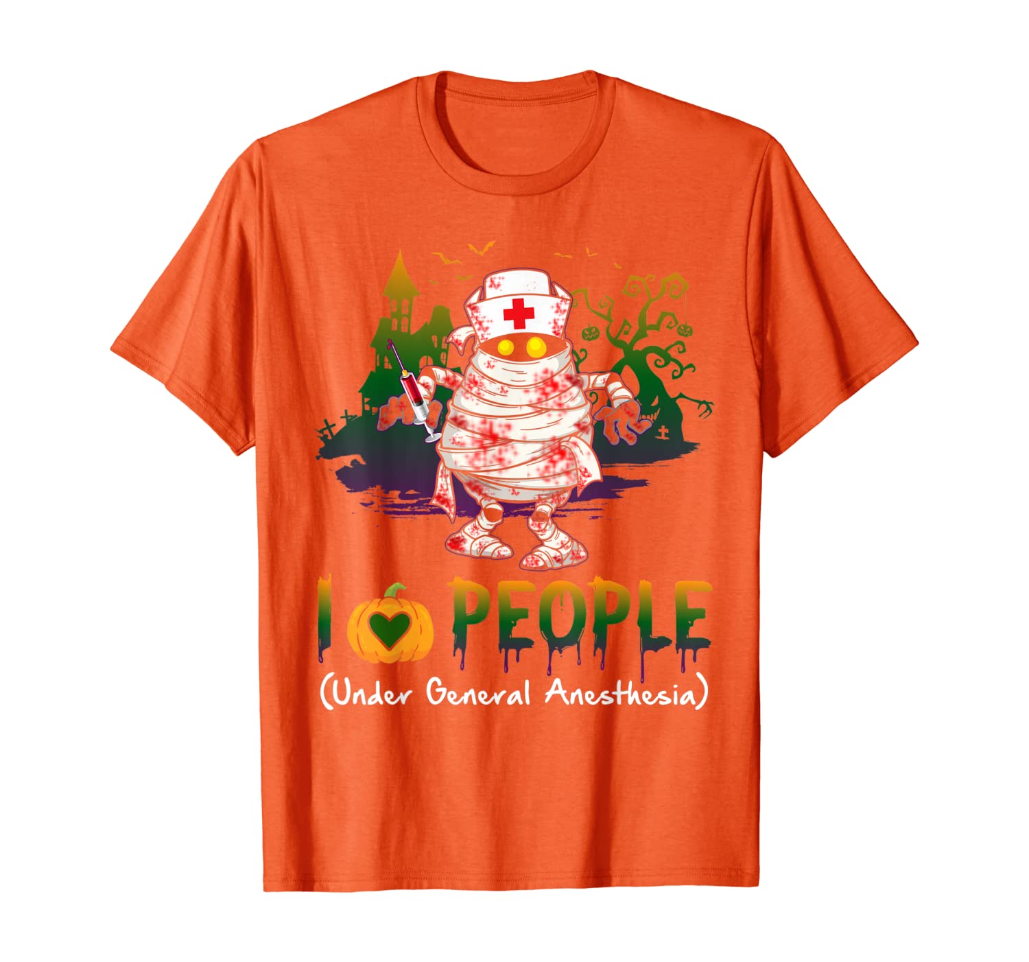 

I Like People Under General Anesthesia for men and women T-Shirt, White;black
