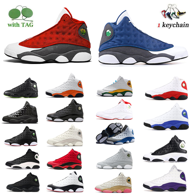 

13s men basketball shoes jumpman 13 red flint black cat 11s legend blue concord gray moon cap and gown1s mens sports sneakers