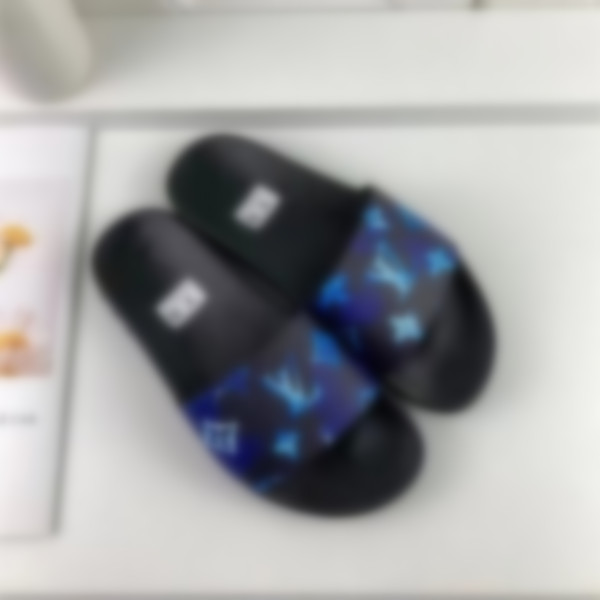 

LVLOUISVITTON VUTTON fashion Mens Women Sandals with Correct Flower Box Dust Shoes snake print Slide Summer Sandals Slipper, Black