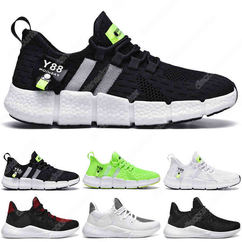 

Breathable men running shoes sports breathable sneaker outdoor black white green soft jogging walking tennis shoe zapatos de hombre, # 3