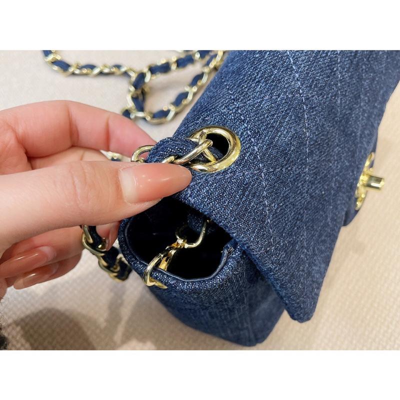 

Evening Bags 2021 Denim Small Square Bag Fashion And Leisure Designer
