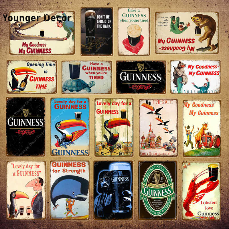 My Goodness My Guinness Metal Painting Poster Vintage Bar Pub Decorative Plaque Home Decor Beer Advertising Wall Tin Sign YI-056-image-744877266