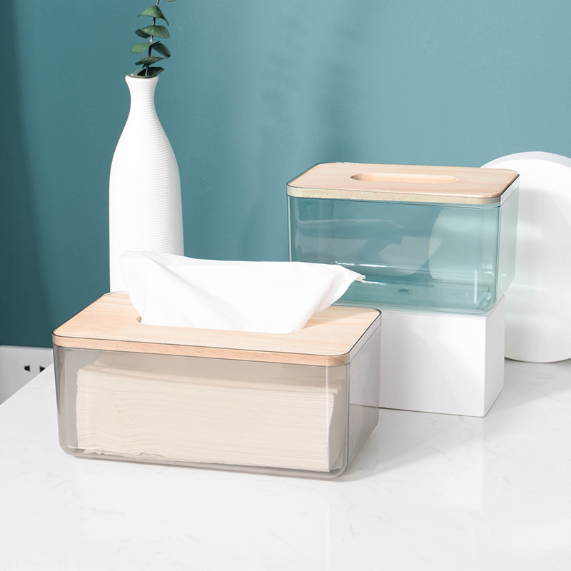 Tissue Box Environmental Protection Home Tissue Container Towel Napkin Tissue Holder Case For Office Home Decoration-image-694038224
