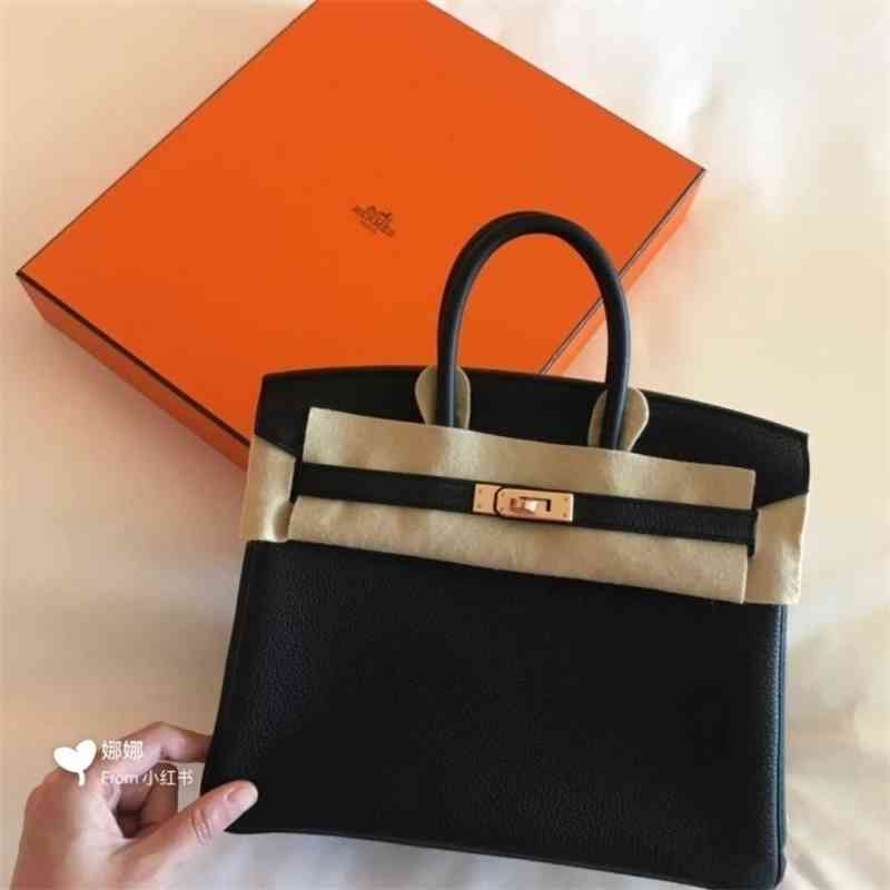 

Litchi Pattern 2021 Handbags Designer Women Bag Herme Platinum Top Leather Cow Messenger Single Shoulder Portable Keilys Large Capacity