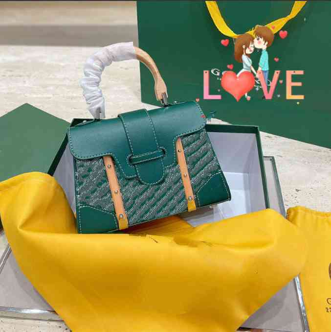 

dogtooth goya Saigon bag rivet women's single adjustable strap mobile phone large backpacks Fashion Boston Ladies clutch handbag Shoulder, Box