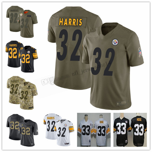 

Custom Mens women youth pittsburghSteelers32 Franco Harris 33 Merril Hoge Black white green 100th Season Vapor Limited Football Jerseys