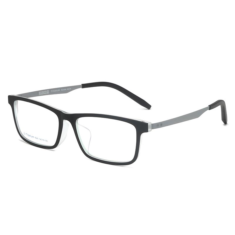 

Fashion Sunglasses Frames Logorela FM8345 Full Rim Flexible Frame Pure Titanium Super Light Temple Legs Prescription Eyeglasses Optical Glas
