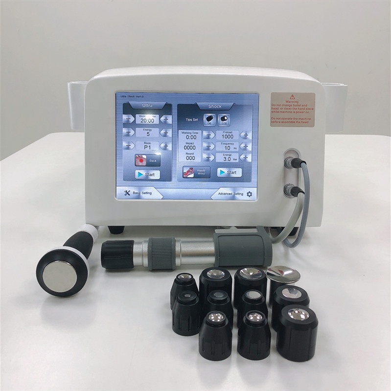 Extracorporal Ultra ShockWave Therapy 2 in 1 pneumatic shockwave ultrasound physicaltherapy machine ED erectile dysf-image-751038441